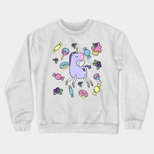 Blueberry Unicorn Crewneck Sweatshirt